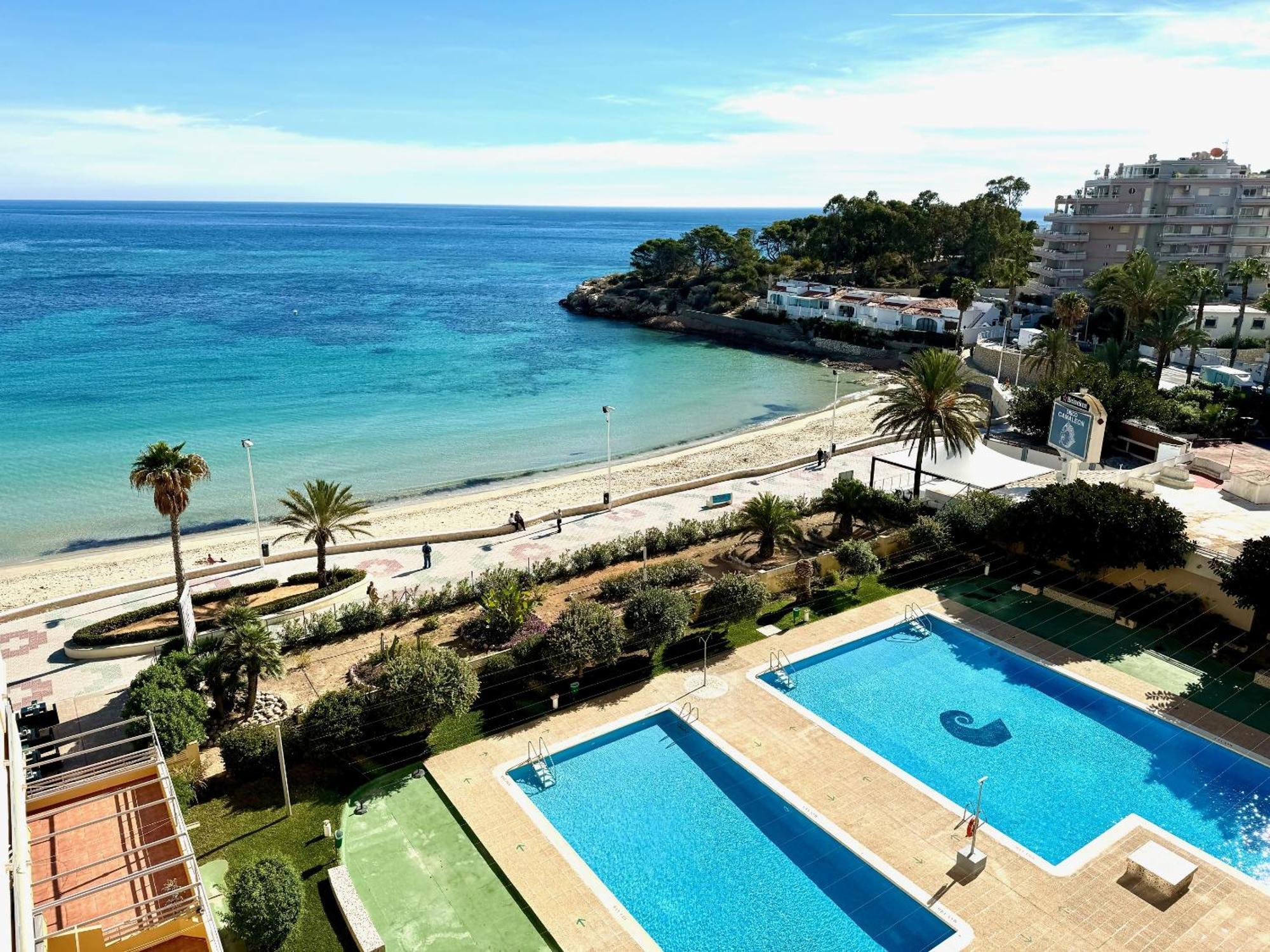27C Vora 1 Dormitorio Con Vistas Al Mar Y Wifi Calpe Exteriör bild